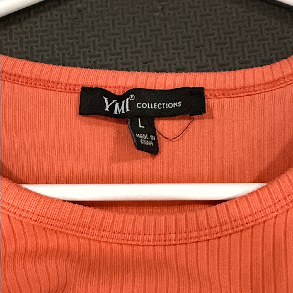 Torrid peach pink Short Sleeve Tee - Picture 3 of 5